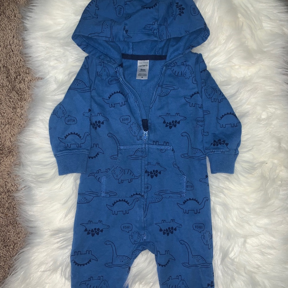 Blue Dinosaur Carter’s one piece